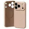  iPhone 17 Pro Rózsaszín Homok Mercury Félig Szilikon MagSafe Tok