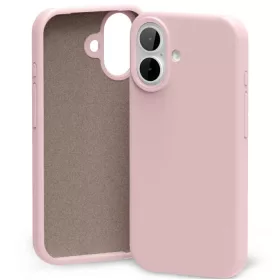  iPhone 17 Rózsaszín és Homokszín Mercury Silicone tok