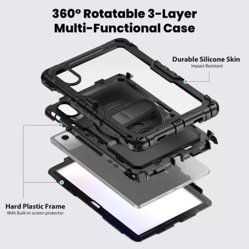Tech-protect Solid Lenovo Idea Tab 11.0 TB-336 Fekete tok-5906302331949 4 kép