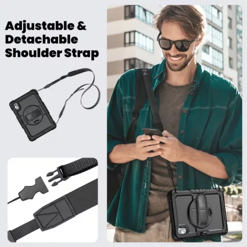 Tech-protect Solid Lenovo Idea Tab 11.0 TB-336 Fekete tok-5906302331949 7 kép
