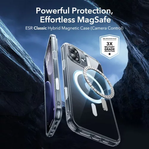  iPhone 17 Átlátszó Esr Classic Hybrid Magsafe & Edzett Üveg tok-4894240288566 2 kép