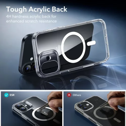  iPhone 17 Átlátszó Esr Classic Hybrid Magsafe & Edzett Üveg tok-4894240288566 7 kép