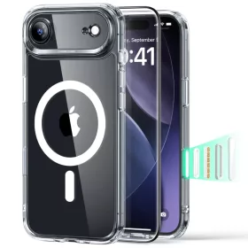    iPhone 17 Air Átlátszó Esr Classic Hybrid Magsafe & Edzett Üveg tok