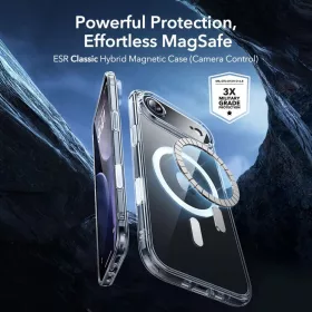  iPhone 17 Air Átlátszó Esr Classic Hybrid Magsafe & Edzett Üveg t-4894240288542 2 kép
