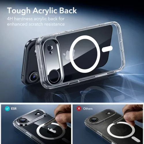  iPhone 17 Air Átlátszó Esr Classic Hybrid Magsafe & Edzett Üveg t-4894240288542 7 kép