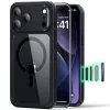  iPhone 17 Pro Max átlátszó/fekete Esr Classic Hybrid Magsafe & Edzett Üveg tok
