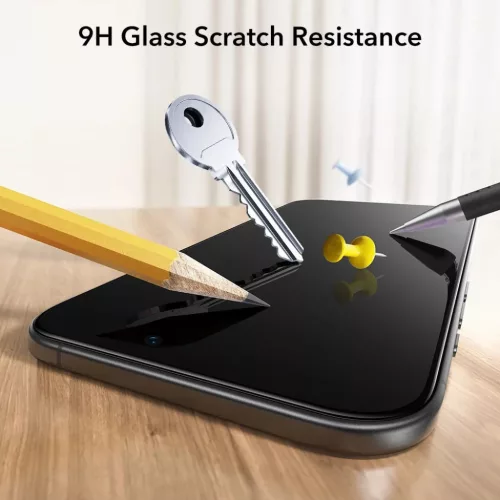  iPhone 17 Air Átlátszó Edzett Üveg ESR UltraFit 2-pack üvegfóli-4894240287743 7 kép