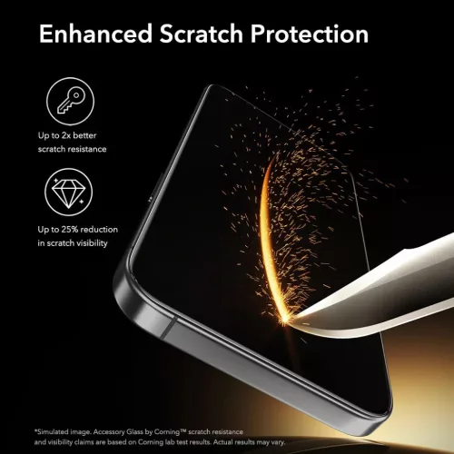  iPhone 16 Pro / 17 Átlátszó ESR Ultrafit Armorite Pro Edzett üveg-4894240287880 7 kép