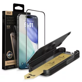    iPhone 17 Pro Max átlátszó ESR UltraFit Armorite Pro edzett üveg üvegfólia