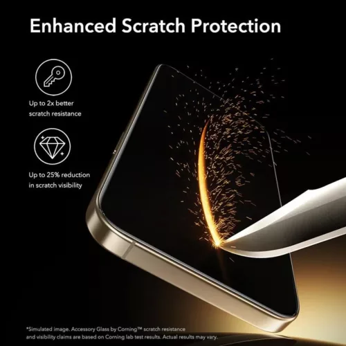  iPhone 17 Pro Max átlátszó ESR UltraFit Armorite Pro edzett üveg -4894240287927 7 kép