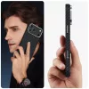  Iphone 17 Pro Fekete/ezüst Tech-protect Ion Carbon Magsafe tok-5906302330355 4 kép