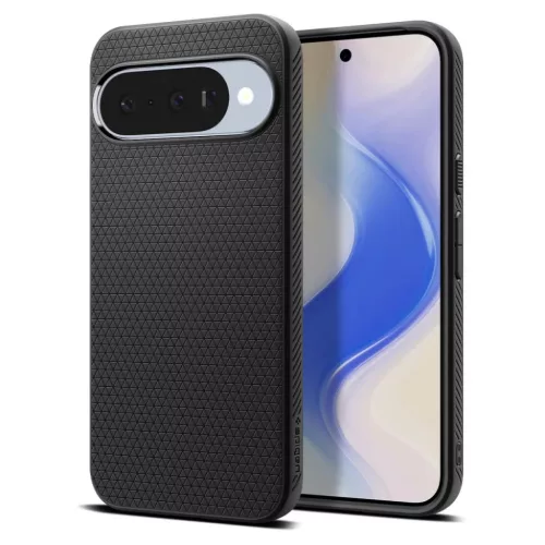 Google Pixel 10 Pro Spigen Liquid Air Mag Magsafe Matte Black tok-8800283307566 2 kép