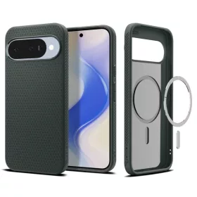   Google Pixel 10 Pro Spigen Liquid Air Mag Magsafe tok Abyss Zöld