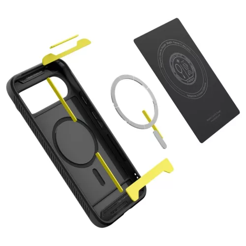 Google Pixel 10 / 10 Pro Spigen Rugged Armor Mag Magsafe tok Matt Feke-8800283307597 8 kép