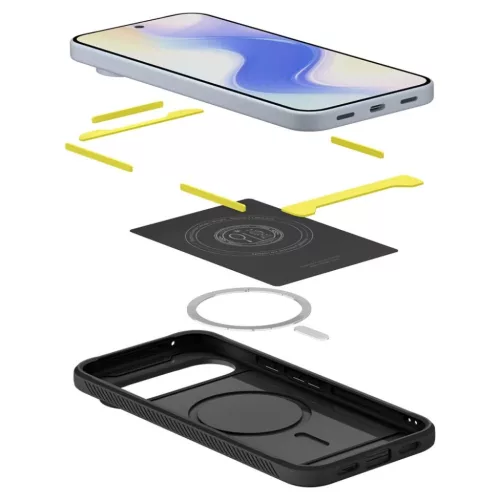 Google Pixel 10 / 10 Pro Spigen Rugged Armor Mag Magsafe tok Matt Feke-8800283307597 9 kép