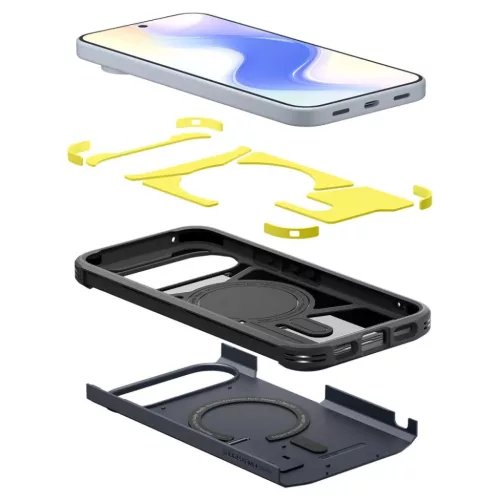 Google Pixel 10 / 10 Pro Spigen Tough Armor Mag tok Metal Slate-8800283307672 9 kép