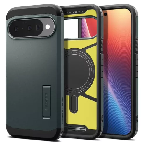 Google Pixel 10 / 10 Pro Spigen Tough Armor Mag Magsafe tok Abyss zöl-8800283307689 2 kép