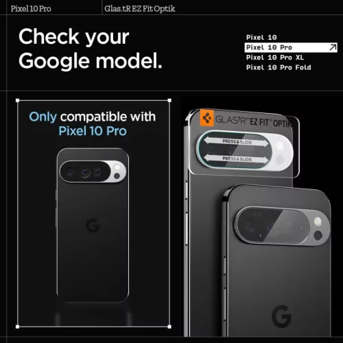 Google Pixel 10 Pro Spigen Optik Glas.tr kamera üvegfólia 2 db - Kri-8800283307238 10 kép