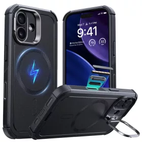 iPhone 17 ESR Cyber Kickstand Magsafe Fekete tok