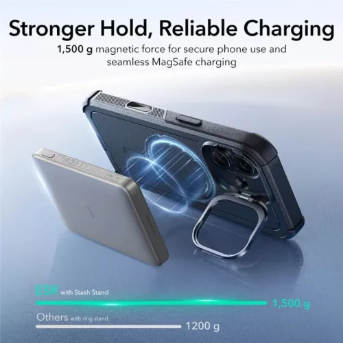 iPhone 17 ESR Cyber Kickstand Magsafe Fekete tok-4894240283684 4 kép