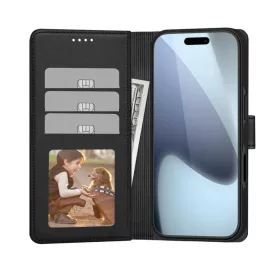 iPhone 17 Air Tech-protect Wallet Magsafe tok Mat Fekete-5906302330386 2 kép