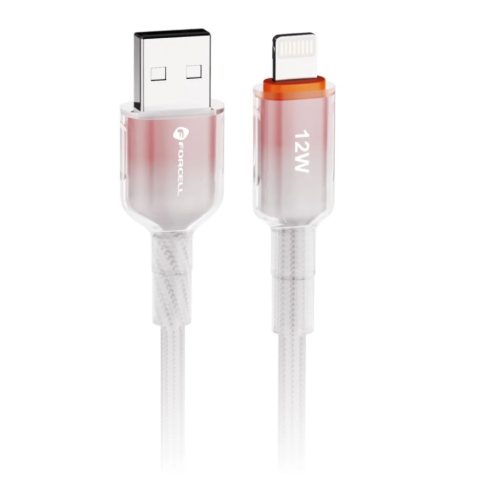 Apple Forcell F-ENERGY C353 kábel USB A-ról Lightning-re 2,4A 12W Sz-5903396395598 8 kép