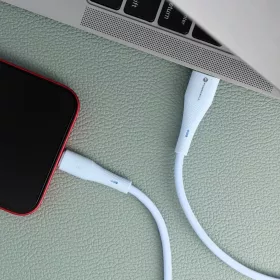 Apple FORCELL F-ENERGY C343 kábel USB A-ról Lightning-re 2,4A 12W Sz-5903396395475 2 kép