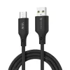 FORCELL F-ENERGY C341 kábel USB A-Micro USB QC3.0 2,4A 18W Szilikon 1-5903396395338 9 kép