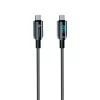 FORCELL F-ENERGY C277 kábel Type C to Type C QC4.0 PD 5A 100W Digitá-5903396395277 5 kép