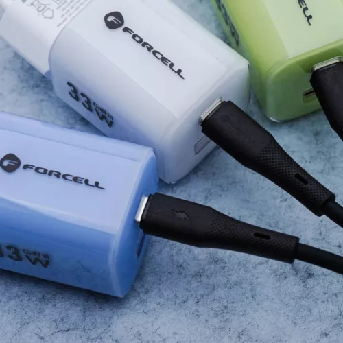 USB-C FORCELL F-ENERGY C347 kábel Type C - Type C QC4.0 PD 5A 100W Sz-5903396395321 8 kép