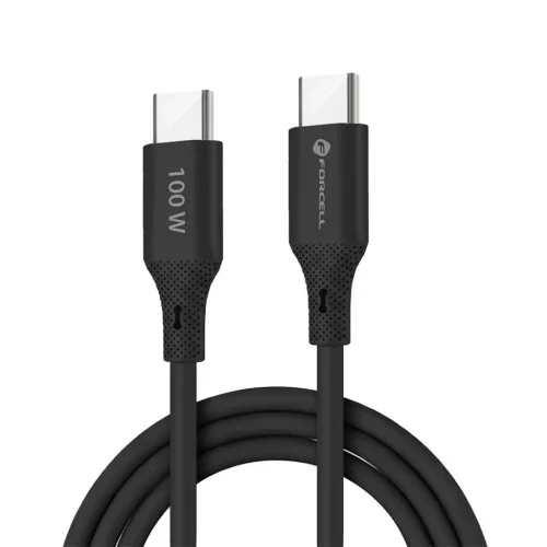 USB-C FORCELL F-ENERGY C347 kábel Type C - Type C QC4.0 PD 5A 100W Sz-5903396395321 10 kép