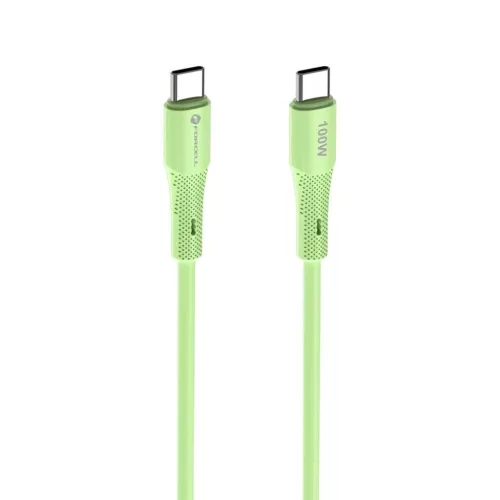 FORCELL F-ENERGY C347 Type-C - Type-C QC4.0 PD 5A 100W Szilikon 1 m z�-5903396395444 4 kép