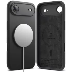 iPhone 17 Air Ringke Silicone Magnetic Magsafe fekete tok-8800328812253 2 kép
