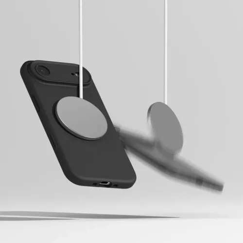 iPhone 17 Air Ringke Silicone Magnetic Magsafe fekete tok-8800328812253 8 kép