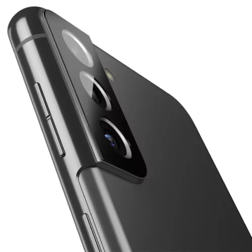 Spigen Optik.TR 2x kameralencsevédő 9H üveg Samsung S21 fekete-8809756645365 3 kép