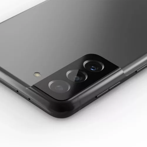 Spigen Optik.TR 2x kameralencsevédő 9H üveg Samsung S21 fekete-8809756645365 5 kép