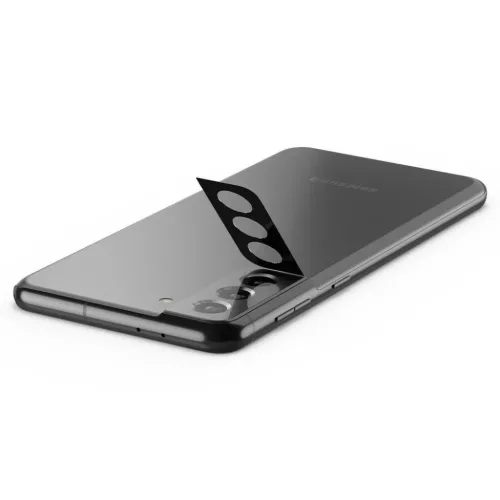 Spigen Optik.TR 2x kameralencsevédő 9H üveg Samsung S21 fekete-8809756645365 6 kép