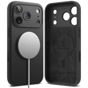 iPhone 17 Pro Max Ringke Szilikon Mágneses Magsafe Fekete tok-8800328810402 2 kép