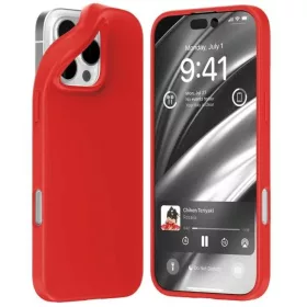 iPhone 16 Pro Max Mercury Soft piros tok-8809972572261 1 kép