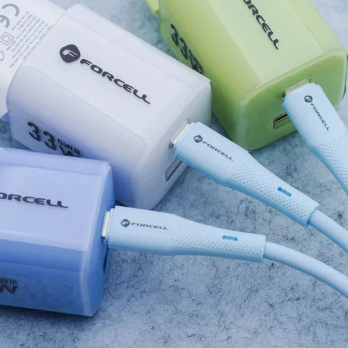 Type-C FORCELL F-ENERGY C347 kábel Type C - Type C QC4.0 PD 5A 100W S-5903396395505 7 kép