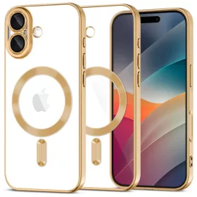 iPhone 17 Tech-protect Magflex Magsafe Shiny Arany tok