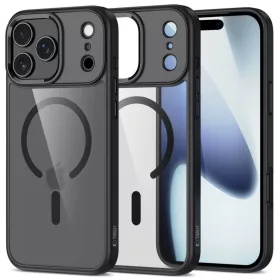   iPhone 17 Pro Max Tech-protect Magmat Magsafe fekete/átlátszó tok
