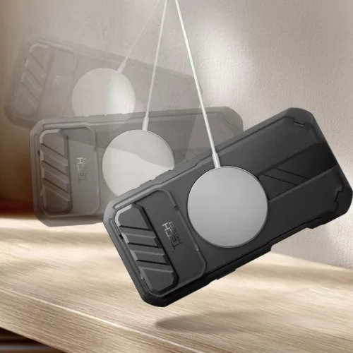 iPhone 17 Air Tech-protect Kevlar Magsafe fekete tok-5906302331628 4 kép