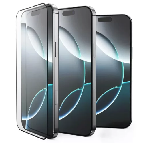 Xiaomi Poco M7 Tech-protect Glass Fit+ 2-pack fekete üvegfólia-5906302332625 3 kép