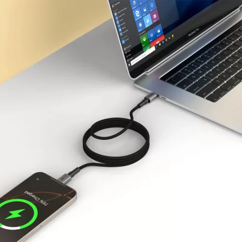 Tech-protect Ultraboost Dna Magtwist Type-C kábel Pd 100w / 5a 100cm -5906302331864 6 kép