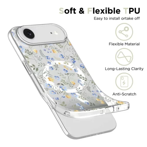 iPhone 17 Air Tech-protect Flexair Magsafe Tavaszi Virágok tok-5906302319589 3 kép