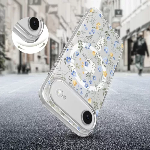 iPhone 17 Air Tech-protect Flexair Magsafe Tavaszi Virágok tok-5906302319589 5 kép