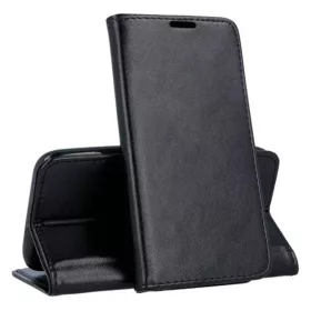 SAMSUNG GALAXY A12 Mágneses bőr fliptok fekete-5900495896261 1 kép