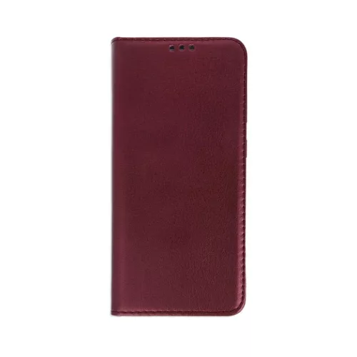 Mágneses bőr fliptok SAMSUNG GALAXY A12 burgundy-5900495896414 3 kép
