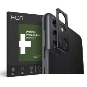   HOFI Metal Styling kamera védő keret Samsung S21+ Plus fekete